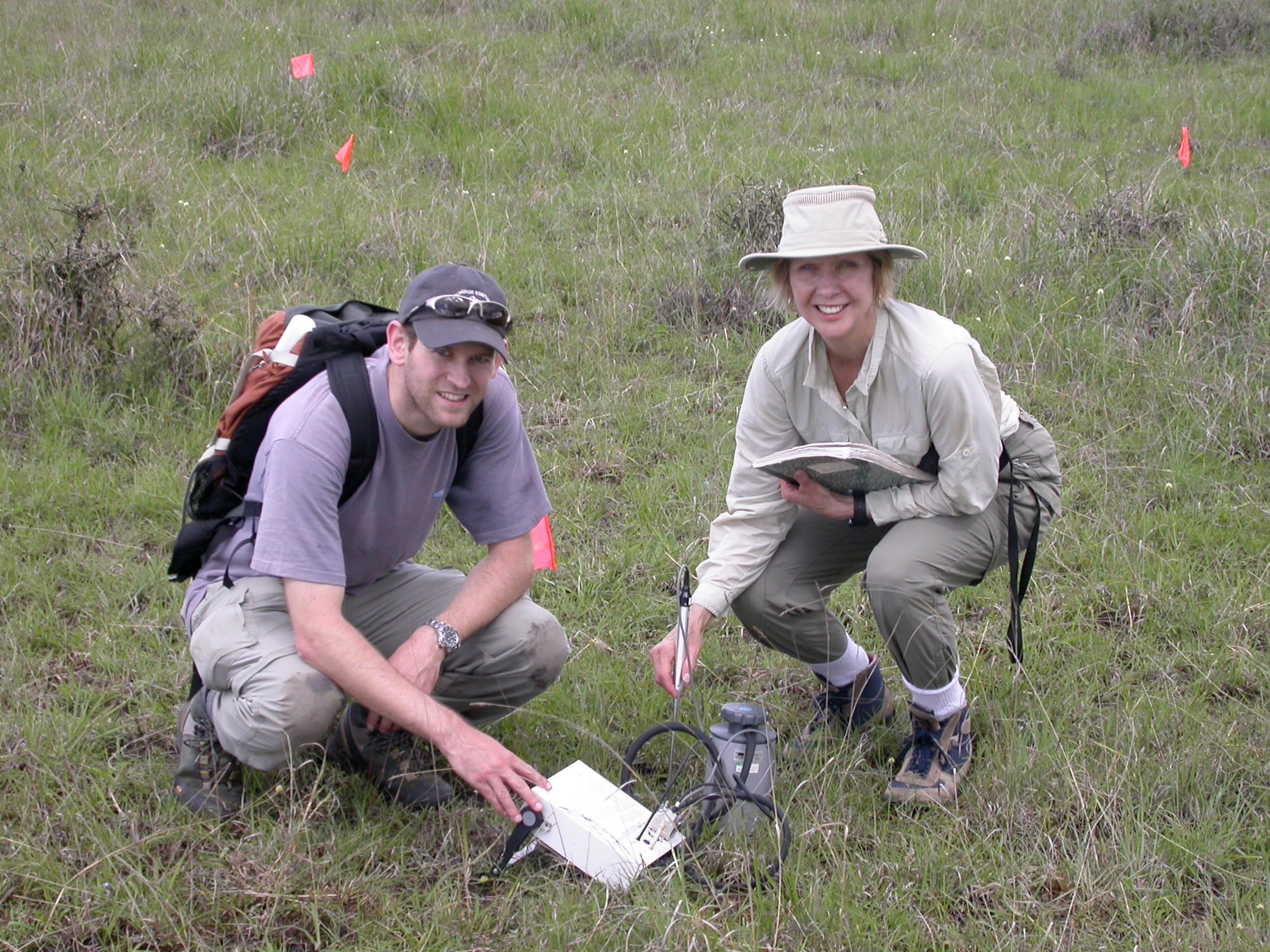 Diana Wall and
            Ed Ayres in Kenya