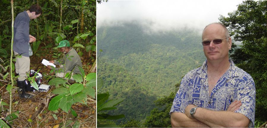 Collecting
data in Costa Rica